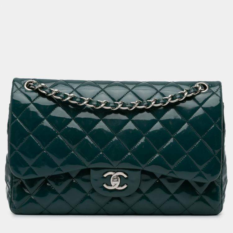 Chanel Jumbo Classic Patent Double Flap