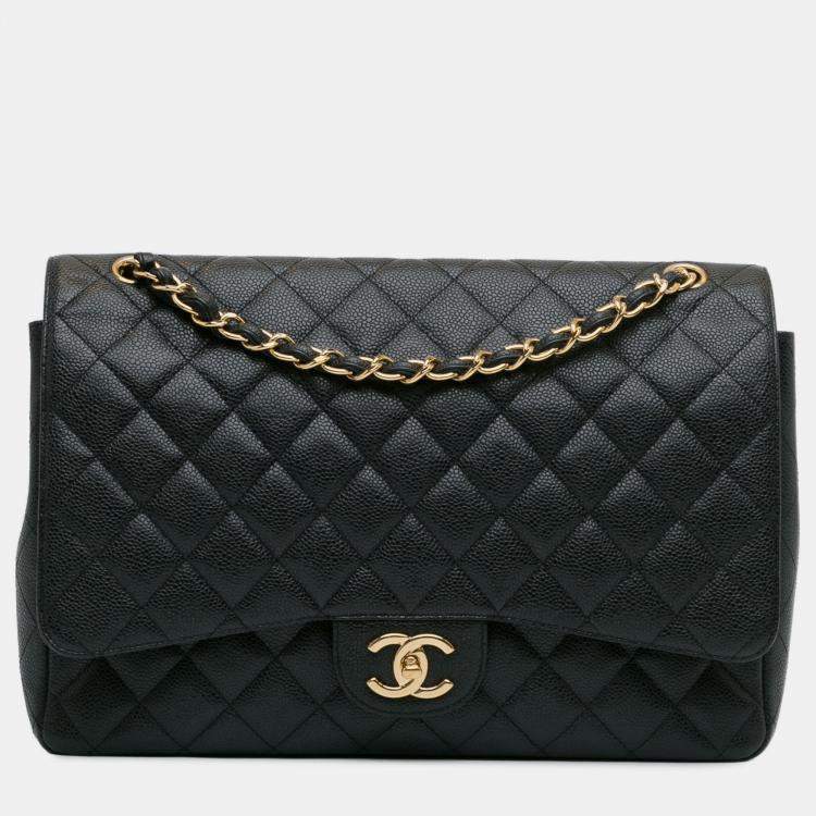 Chanel Maxi Classic Caviar Double Flap