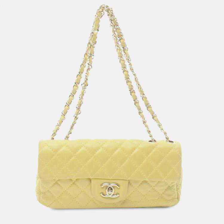 Chanel Classic Lambskin East West Single Flap