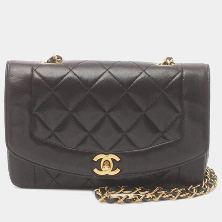 Chanel Small Lambskin Diana Flap