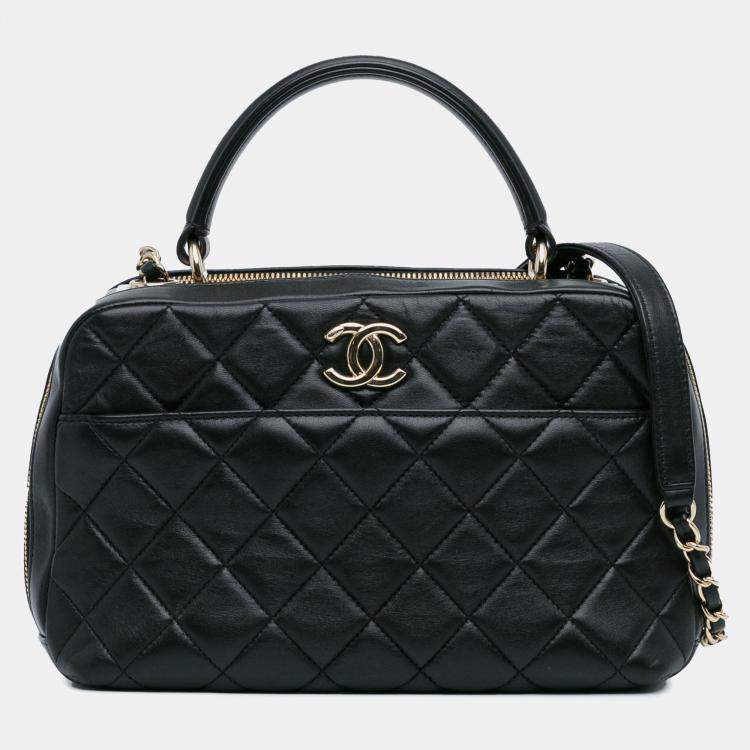 Chanel Medium Lambskin Trendy CC Bowling Bag