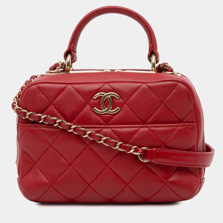 Chanel Small Lambskin Trendy CC Bowling