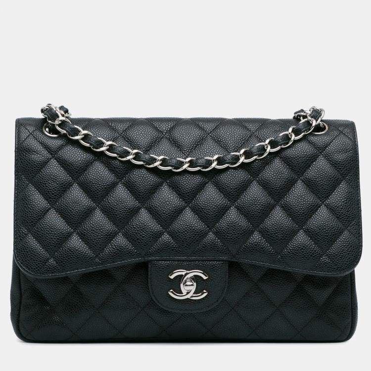 Chanel Jumbo Classic Caviar Double Flap Bag