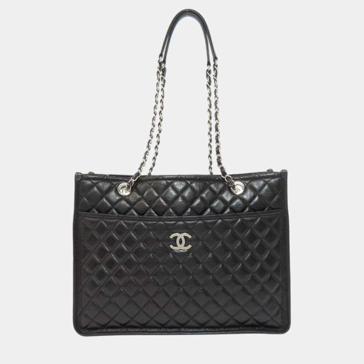 Pre Owned Chanel Lambskin Matelasse Chain Bag