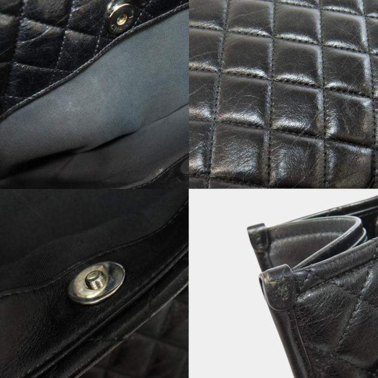 Pre Owned Chanel Lambskin Matelasse Chain Bag