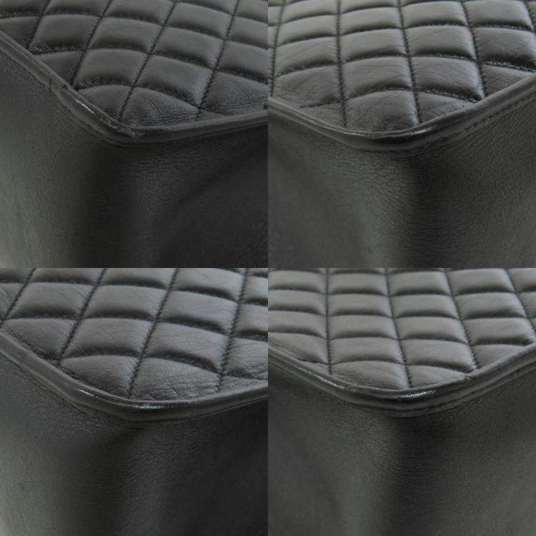 Pre Owned Chanel Lambskin Matelasse Chain Bag
