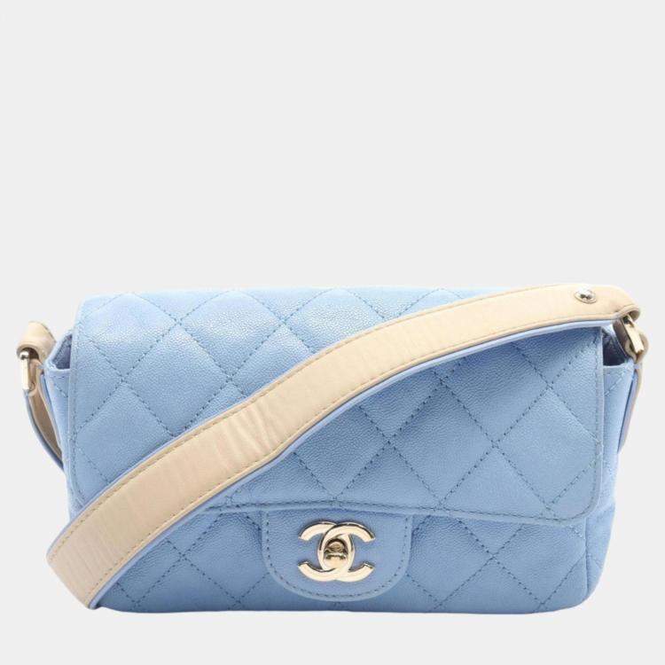 Chanel blue shoulder bag online