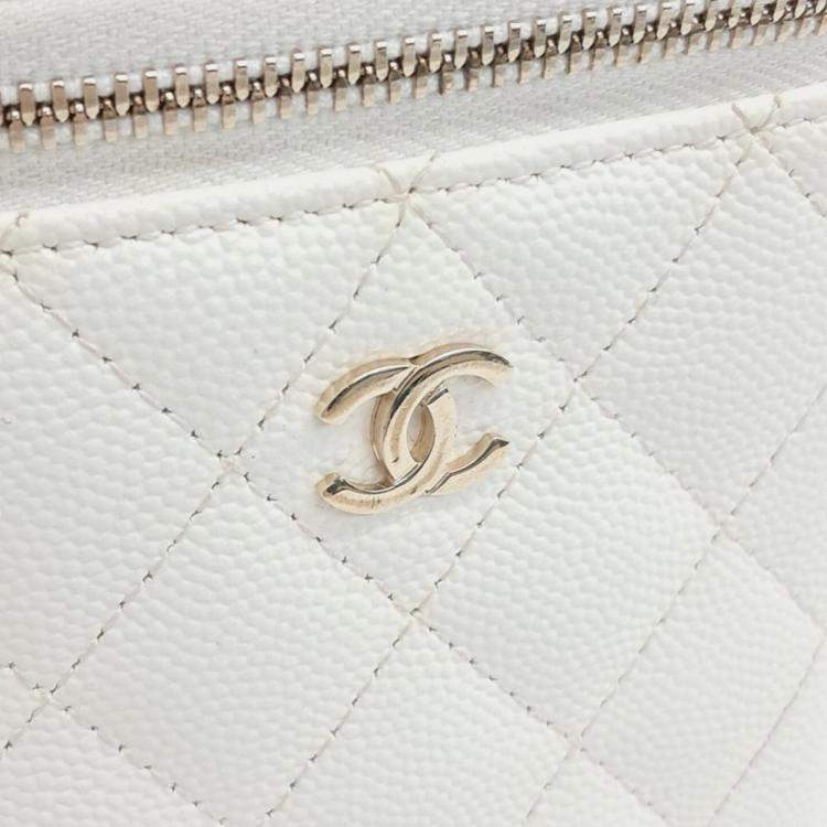 Pre Owned Chanel Caviar Vanity Crossbody Bag