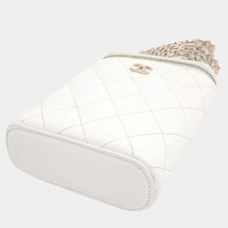 Pre Owned Chanel Caviar Vanity Crossbody Bag