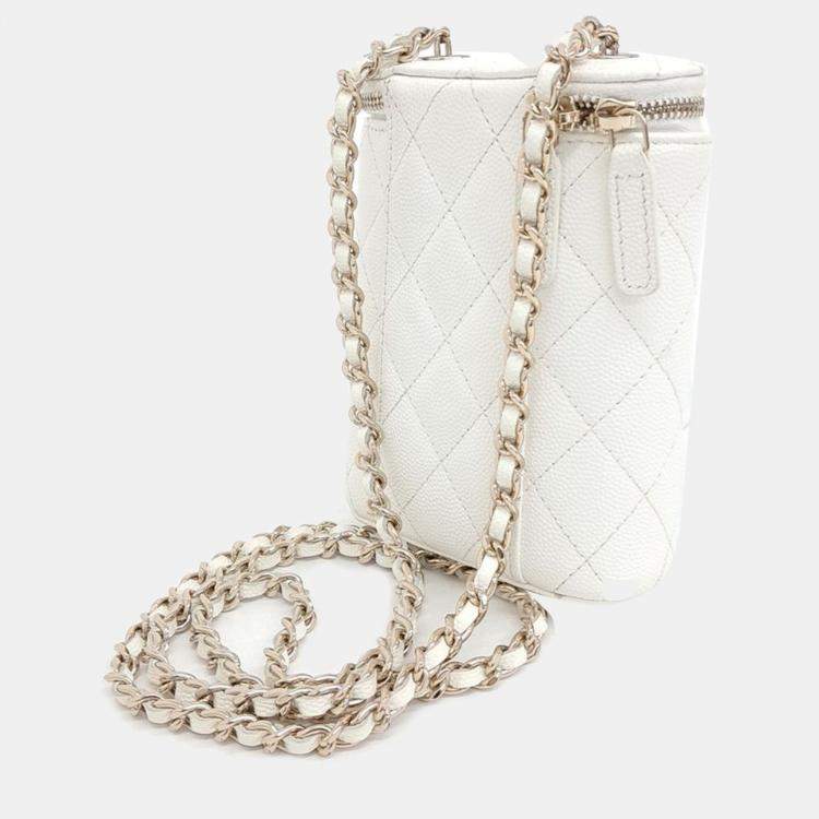Pre Owned Chanel Caviar Vanity Crossbody Bag