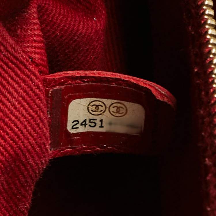 Pre Owned Chanel Black Chevron Leather Leather Small Coco Top Handle Bag