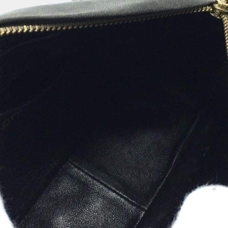 Pre Owned Chanel Gray Based CC Mark Single Chain Shoulder Bag