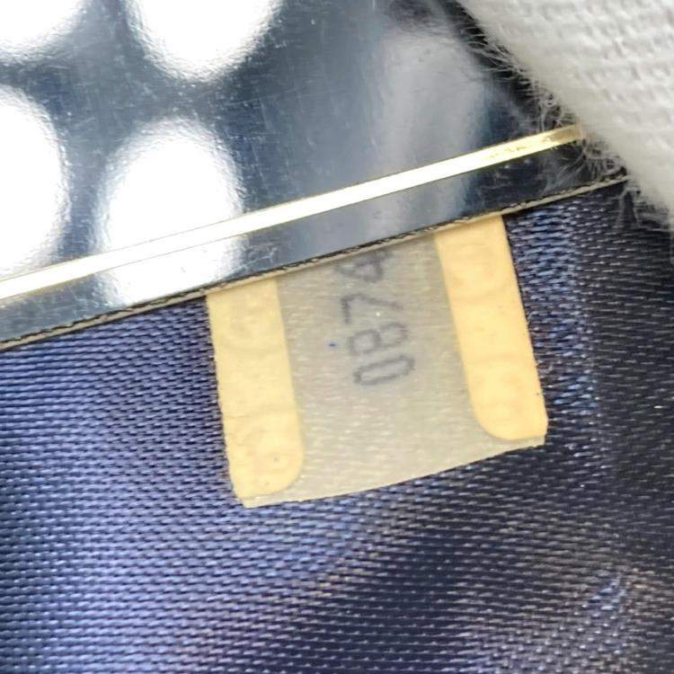 Pre Owned Chanel blue CC Mark CC shawl Shoulder Bag