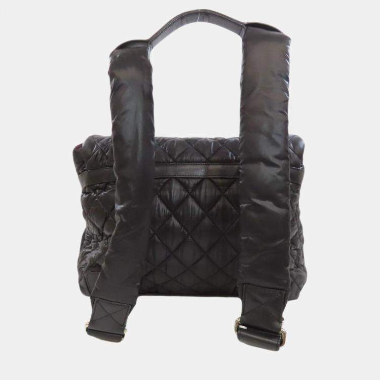Pre Owned Chanel Nylon Coco Cocoon Backpack