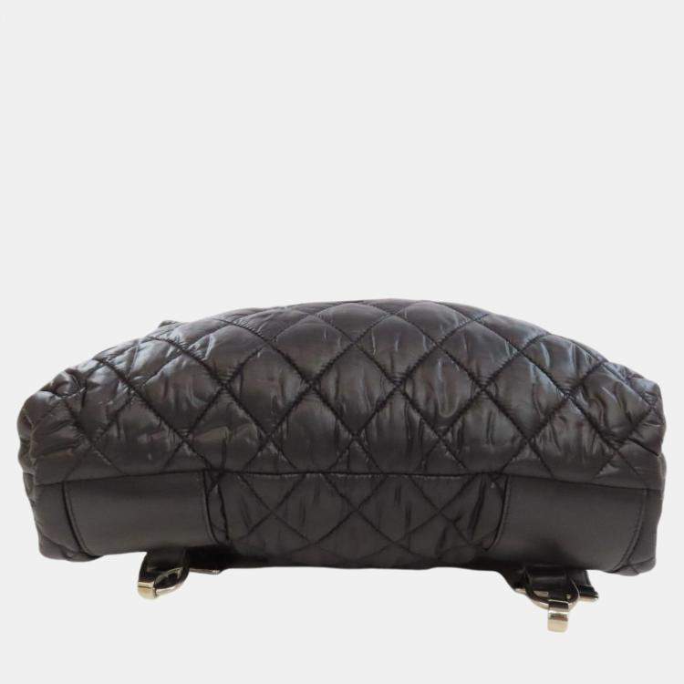 Pre Owned Chanel Nylon Coco Cocoon Backpack