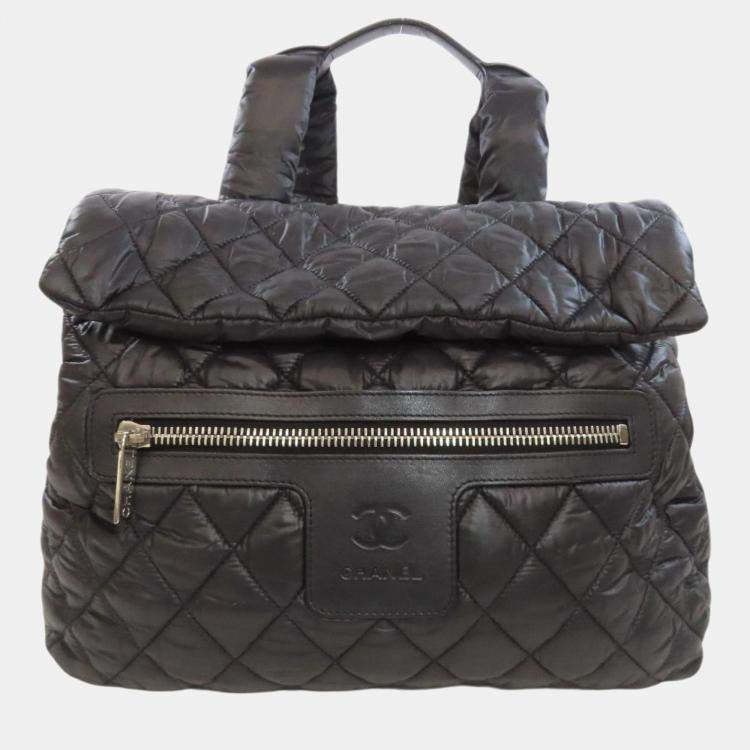 Pre Owned Chanel Nylon Coco Cocoon Backpack