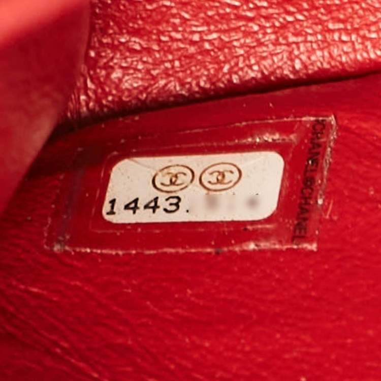 Pre Owned Chanel Red Quilted Patent Leather Maxi Classic Double Flap Bag