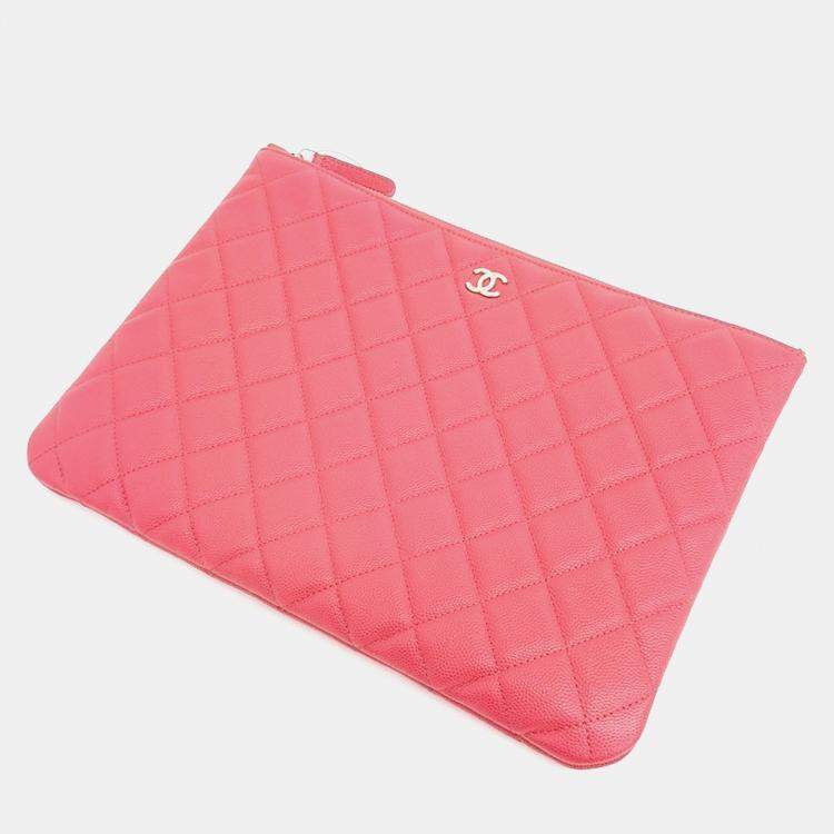 Pre Owned Chanel Caviar New Medium Clutch