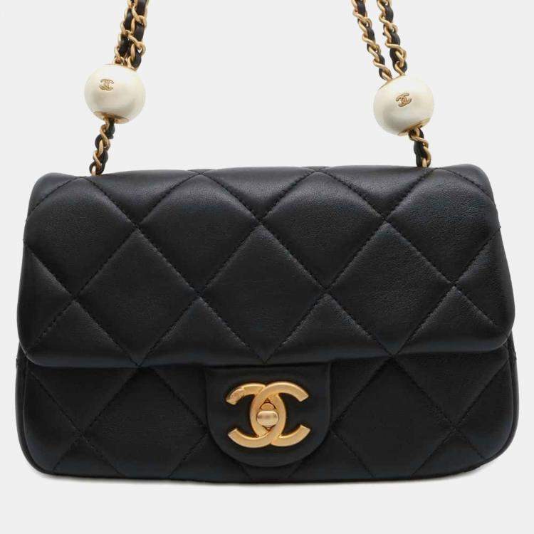 Chanel pearl ball bag sale