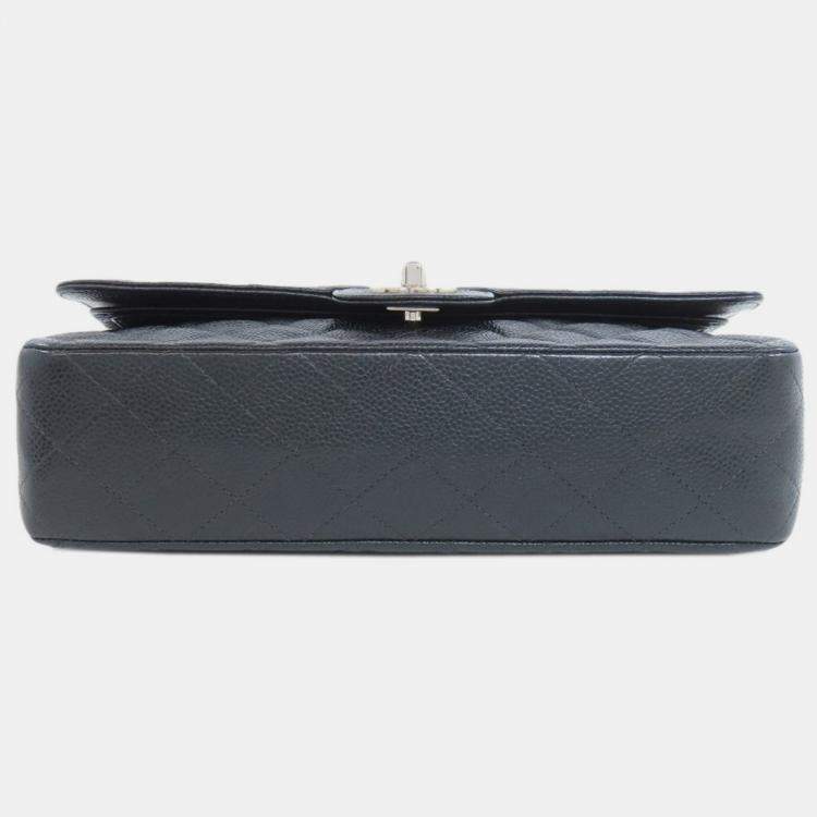 Pre Owned Chanel Caviar Skin Matelasse Chain Shoulder Bag