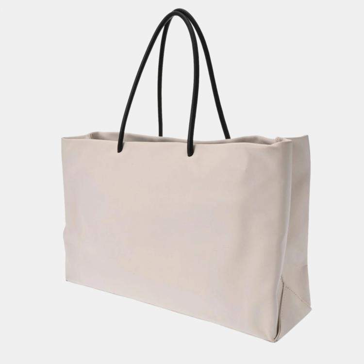 Chanel white tote online