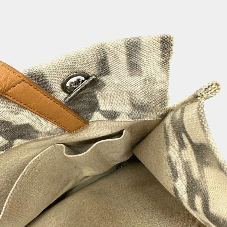 Pre Owned Chanel Beige CC Mark Chain Tote Bag