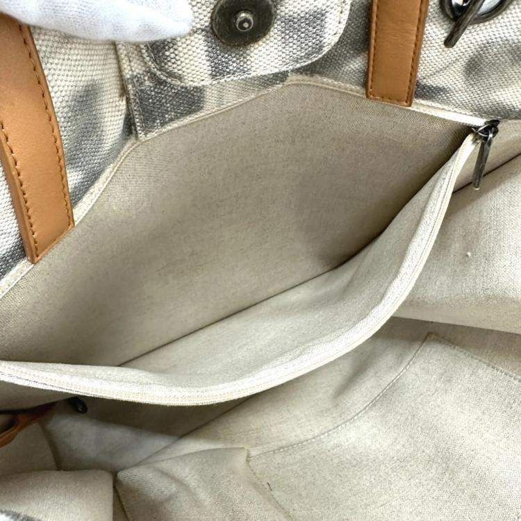 Pre Owned Chanel Beige CC Mark Chain Tote Bag