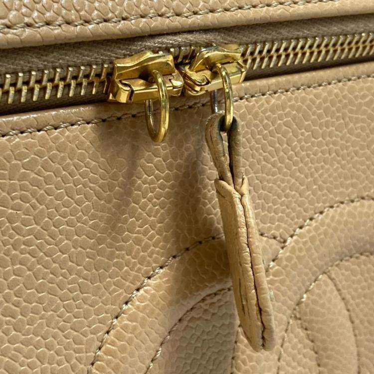 Pre Owned Chanel Beige CC Mark Shoulder Bag