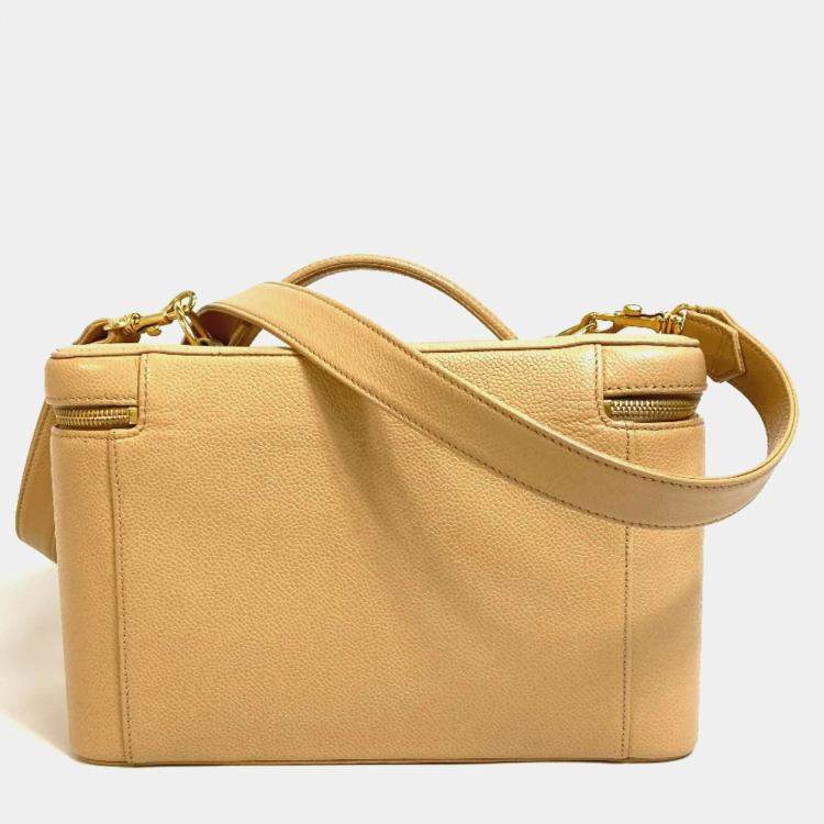 Pre Owned Chanel Beige CC Mark Shoulder Bag