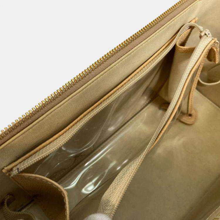 Pre Owned Chanel Beige CC Mark Shoulder Bag