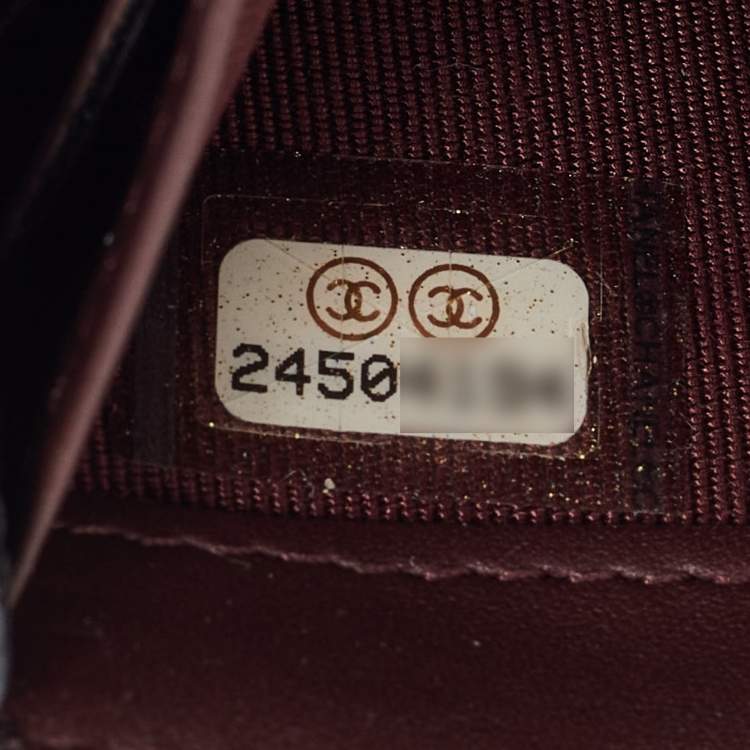 Pre Owned Chanel Black Caviar Quilted Leather Classic Long Flap Wallet