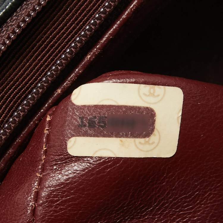 Pre Owned Chanel Black Quilted Leather Vintage Classic Flap Bag