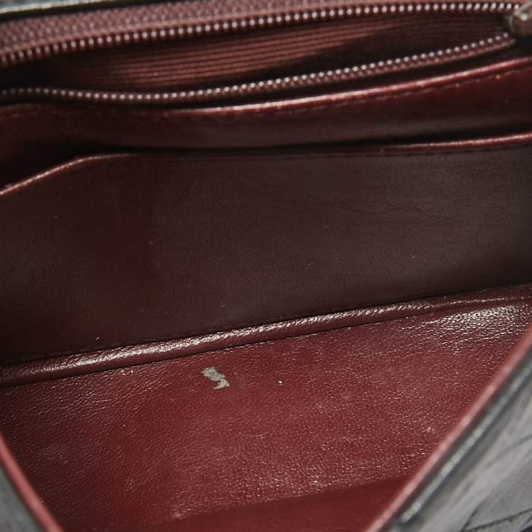 Pre Owned Chanel Black Quilted Leather Vintage Classic Flap Bag