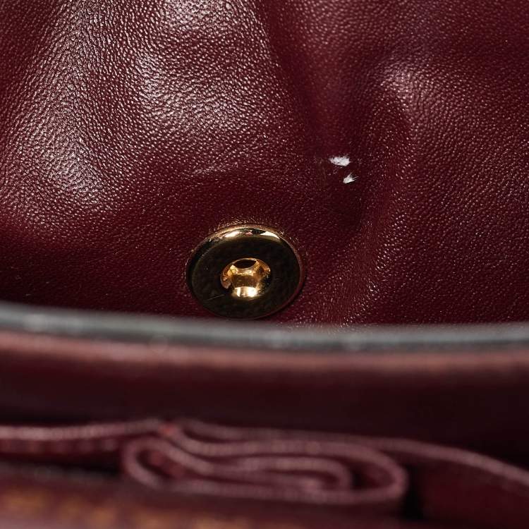 Pre Owned Chanel Black Caviar Quilted Leather Jumbo Classic Double Flap Bag