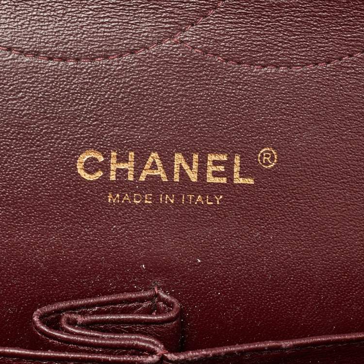 Pre Owned Chanel Black Caviar Quilted Leather Jumbo Classic Double Flap Bag