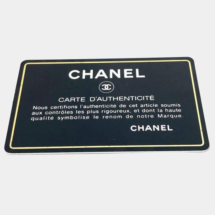 Pre Owned Chanel White Cc Mark Bag Vintage Mini Duffle Bag