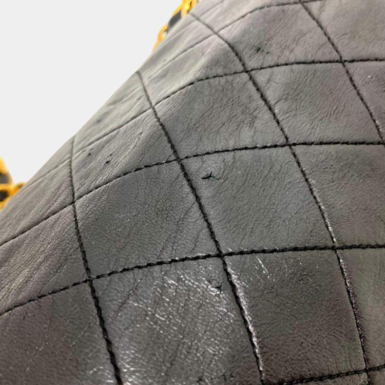 Pre Owned Chanel Black CC Mark Chain Shoulder Bag