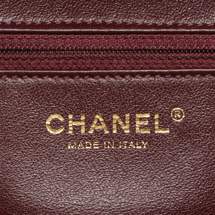 Pre Owned Chanel Black Quilted Leather Medium Trendy CC Bowling Bag