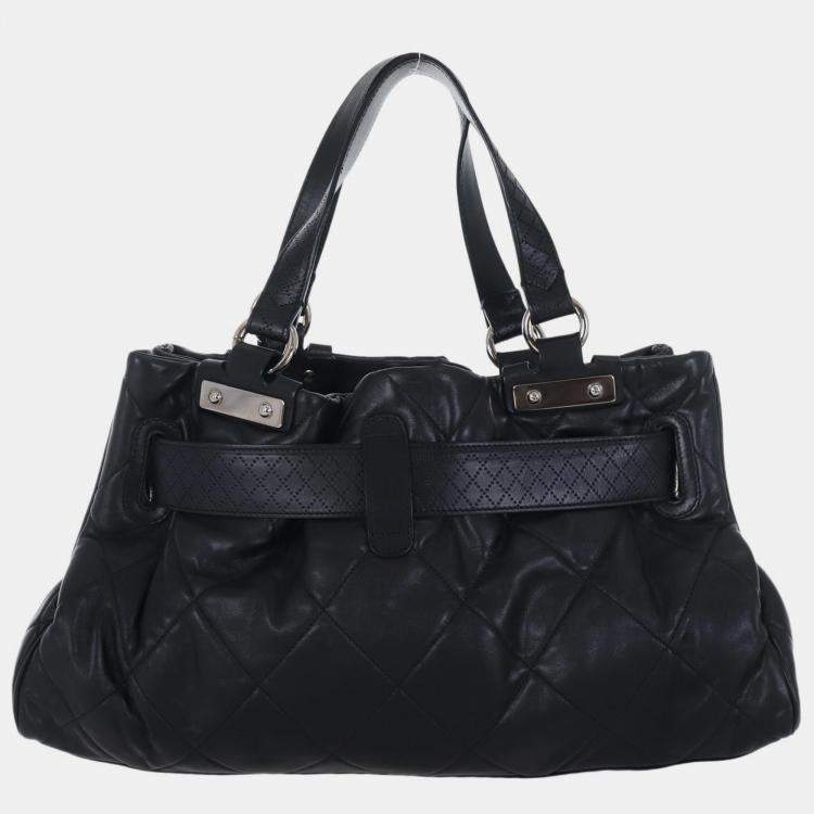 Pre Owned Chanel Paris-Londres Door Latch Tote Bag