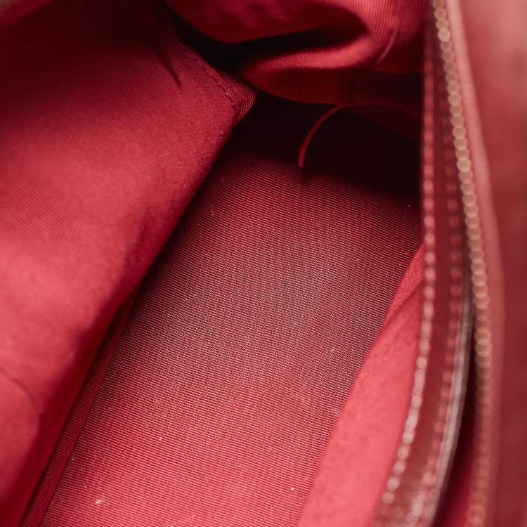 Pre Owned Chanel Red Quilted Leather Medium Gabrielle Hobo