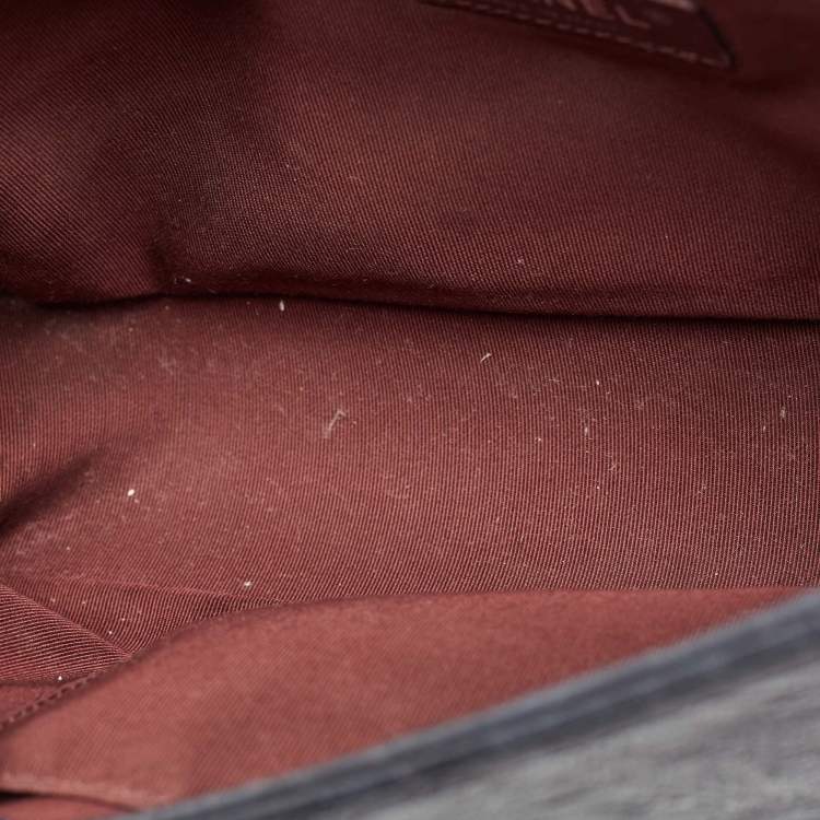 Pre Owned Chanel Navy Blue Quilted Leather New Medium Studded Boy Flap Bag