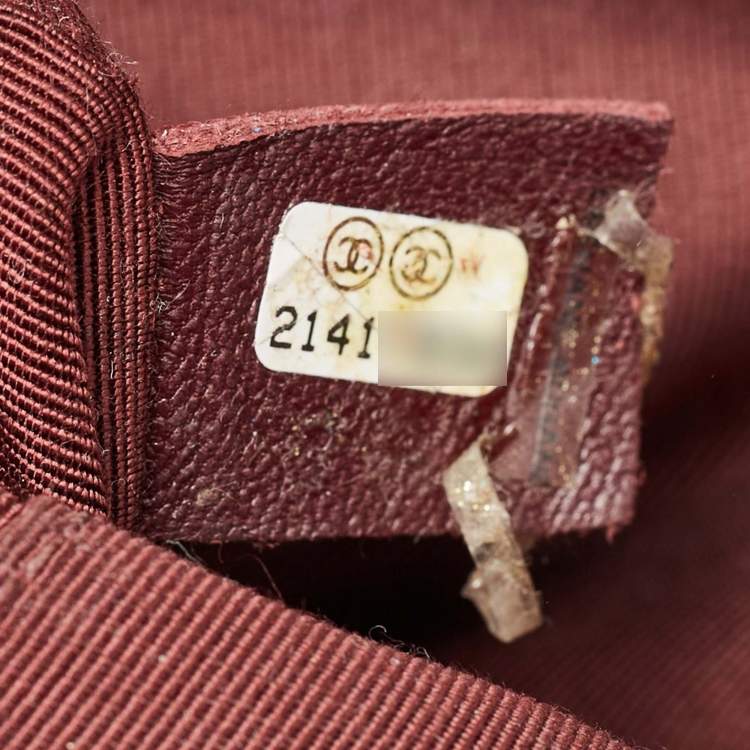 Pre Owned Chanel Navy Blue Quilted Leather New Medium Studded Boy Flap Bag