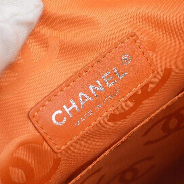Pre Owned Chanel White Calfskin Cambon Ligne Tote Handbag