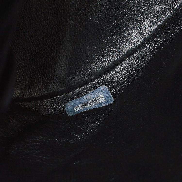 Pre Owned Chanel Black Lambskin Large Duma Backpack