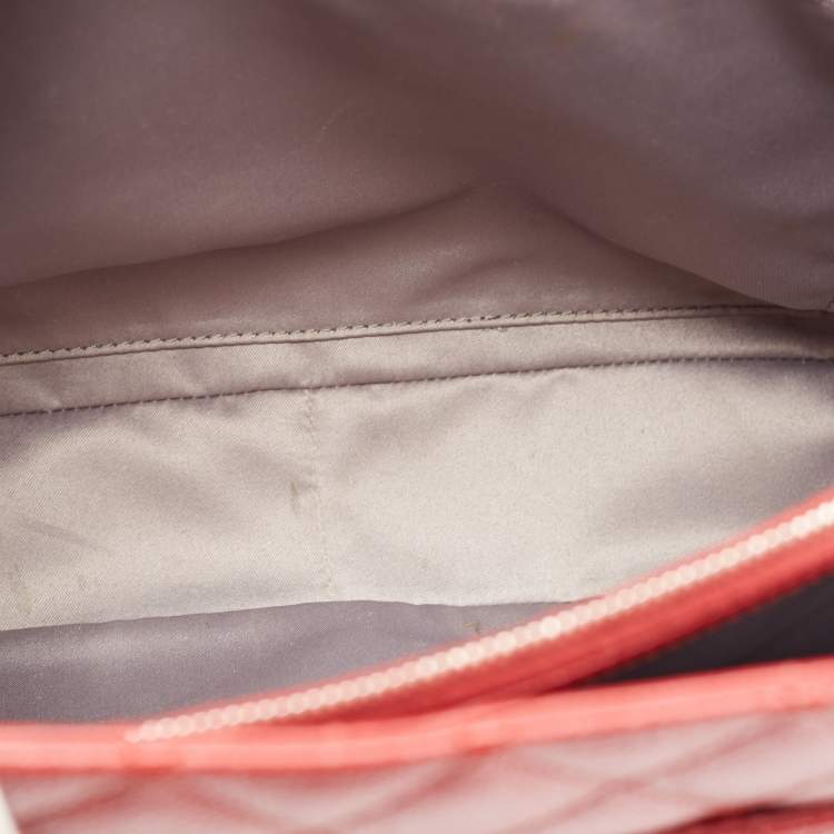 Pre Owned Chanel Red Quilted Caviar Leather GST Tote