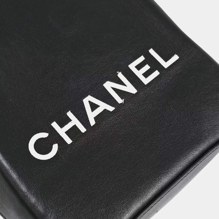 Pre Owned Chanel Black Calfskin Essential Tote Bag