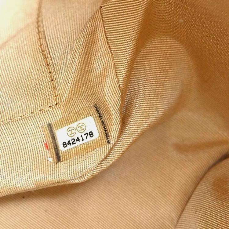 مملوكة مسبقًا Chanel Beige Calfskin Petite Shopping Tote PST Chain Handbag