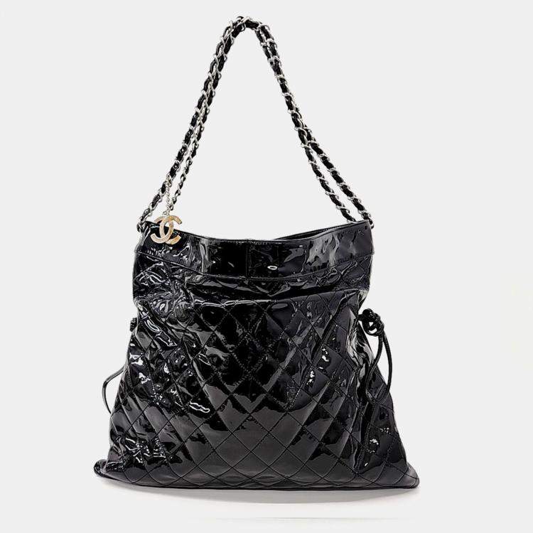 Pre Owned Chanel Patent Shoulder Bag