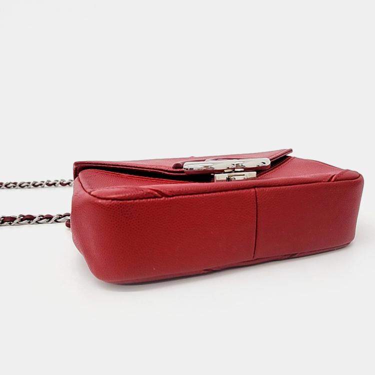 Pre Owned Chanel Caviar Crossbody Bag