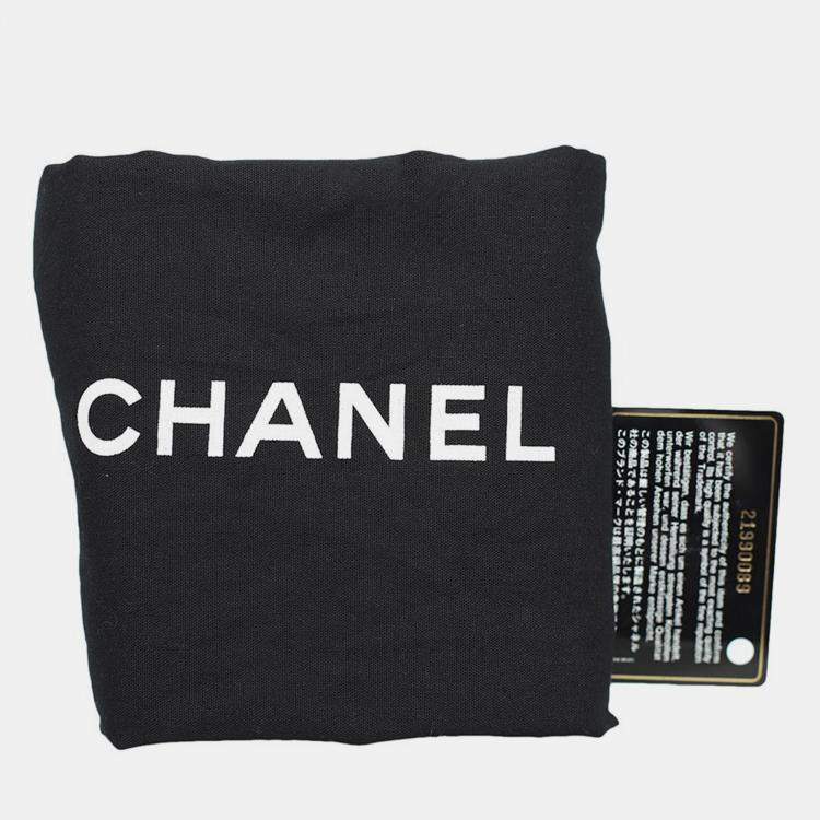 Pre Owned Chanel CC Quilted Bicolor Bowling Bag